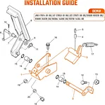 golf cart accelerator pedal bracket kit